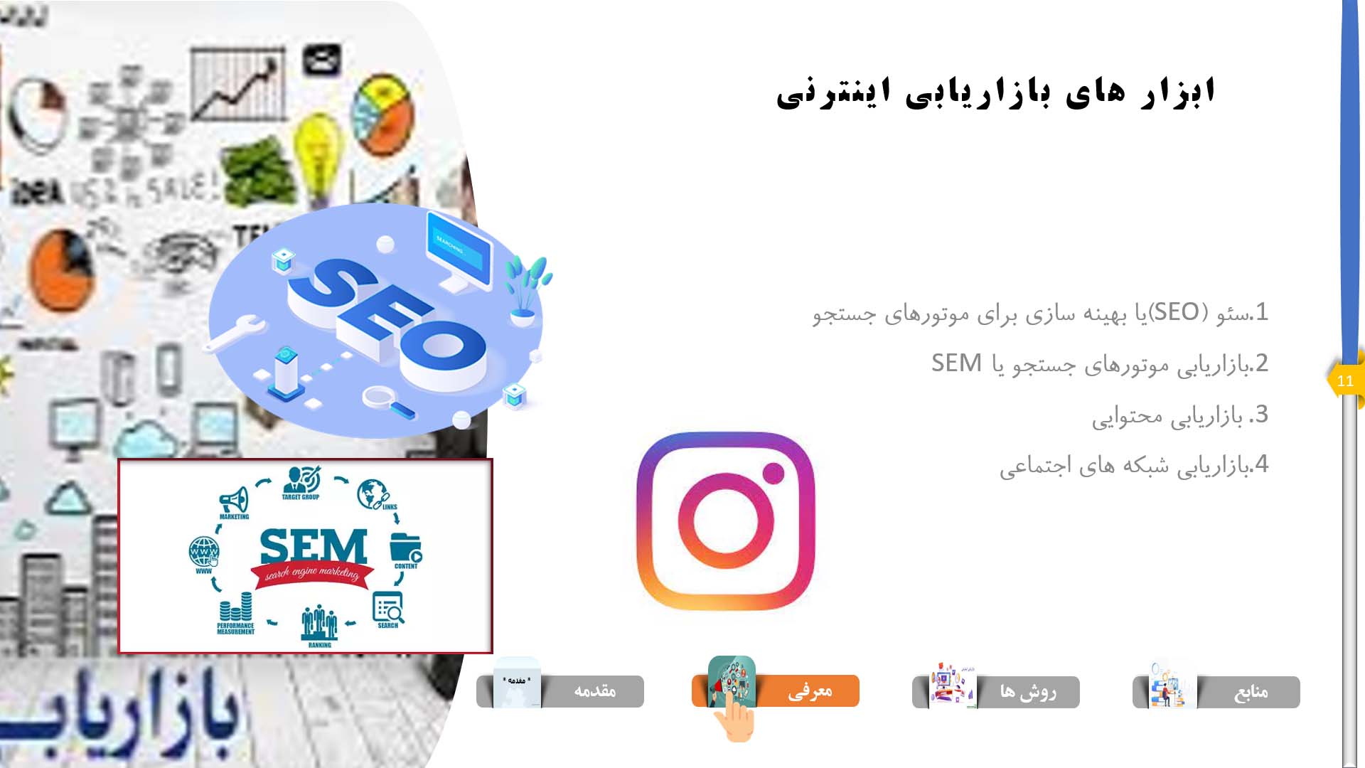 پاورپوینت در مورد بازار یابی اینترنتی